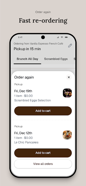 Vanilla Espresso French Café Screenshot 3