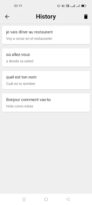 French To Spanish Translator Screenshot 2