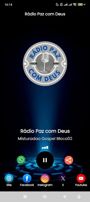 Rádio Paz com Deus Screenshot 0