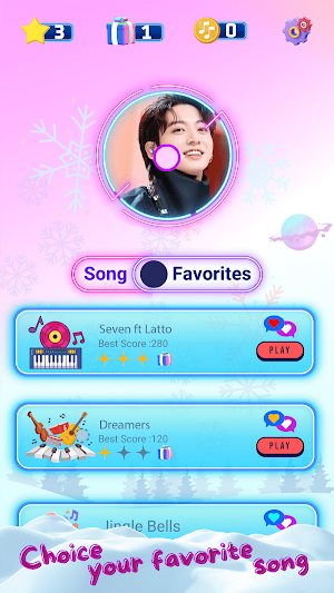 Seven - Jungkook Piano Game Screenshot 0