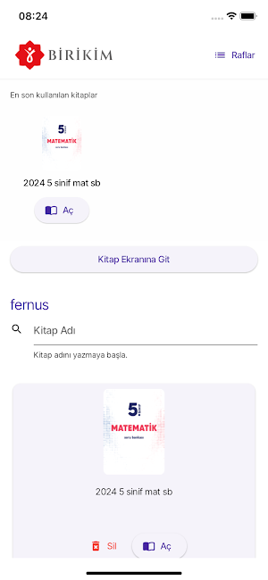 Birikim Mobil Kütüphane Screenshot 2