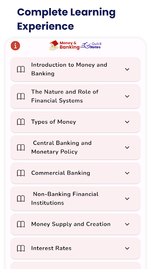 Money & Banking Quick Notes Screenshot 0