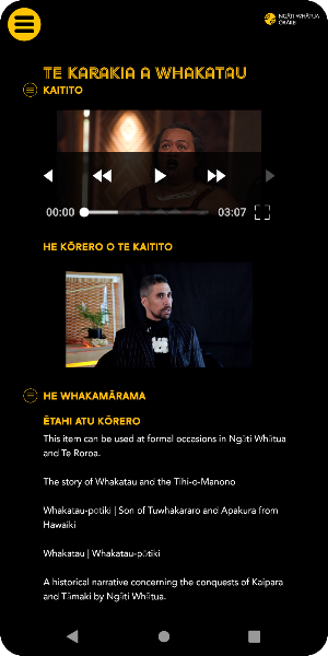 Ngāti Whātua Kapa Haka Screenshot 2