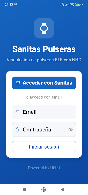 Ubiot Pulseras Screenshot 0