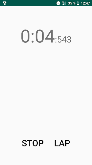 Stopwatch Screenshot 1
