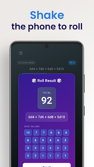 RPG Dice Roller - Dice for D&D Screenshot 3