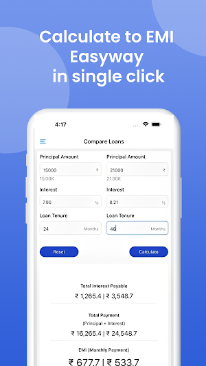 Easy EMI Calculator Screenshot 2