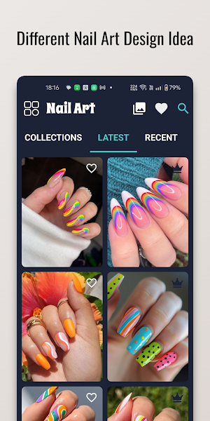 Pop Art Punch Nail Art Design Screenshot 0