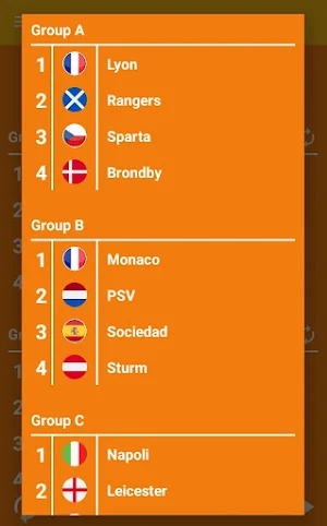 Europa Football Bracket - Calculator - 2021 Screenshot 2