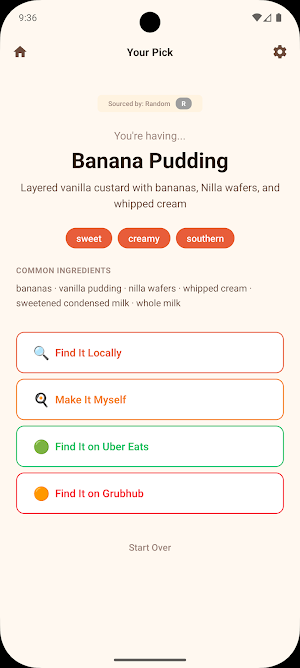 Crave Path: What Should I Eat? Screenshot 3