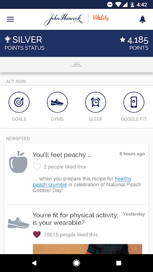 John Hancock Vitality Screenshot 0