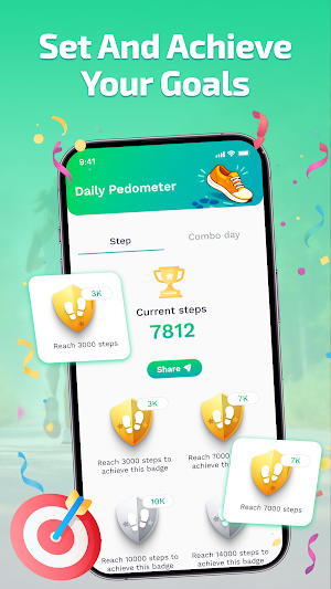 Daily Step Counter - Pedometer Screenshot 3