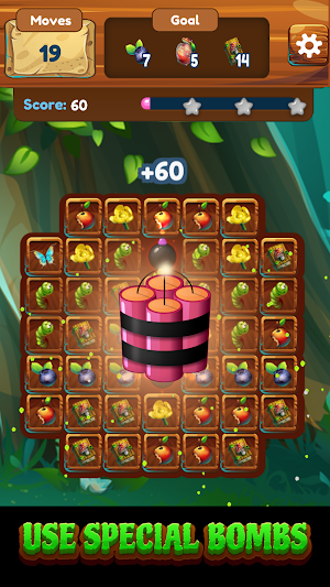 Jungle Match 3D Puzzle Game Screenshot 1