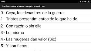 Goya:  Los desastres de la gue Screenshot 0