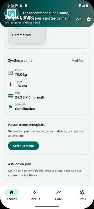 NutriSanté Screenshot 3