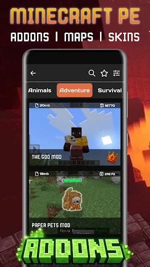 Curseforge Addons for MCPE Screenshot 0