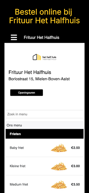 Frituur Het Halfhuis Screenshot 0