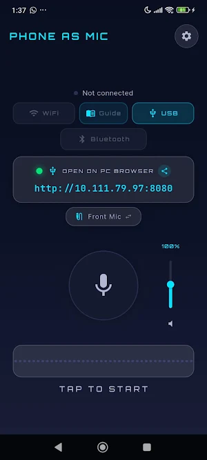 Phone As Mic: Mic for PC Screenshot 3