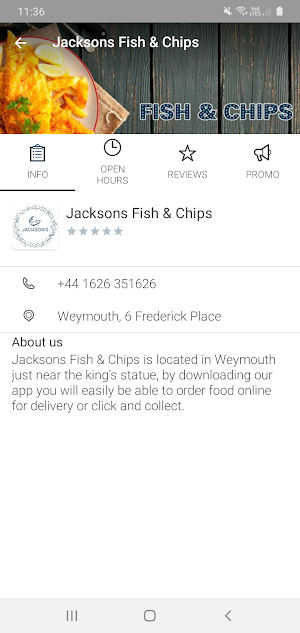 Jacksons Fish & Chips Screenshot 1