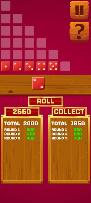10000 Dice Game - for seniors Screenshot 2