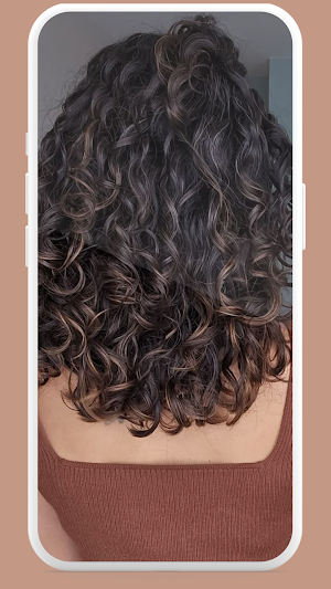 Hair styles-curly hair Screenshot 1