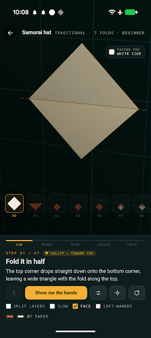 Origami 3D: Learn & Play Screenshot 1
