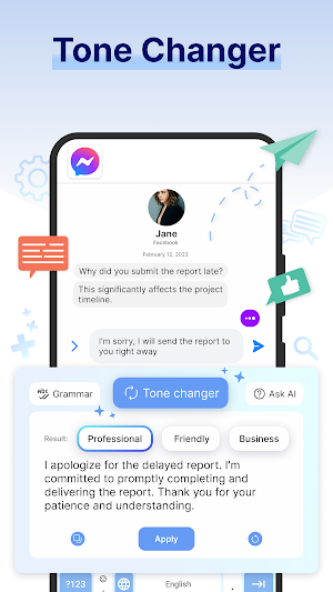 AI Keyboard: AI Chat, Emoji Screenshot 2