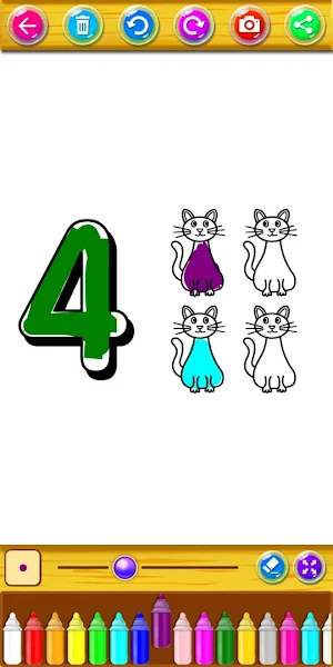Coloring Numbers Screenshot 2