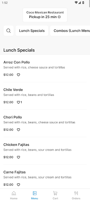 Coco Mexican Restaurant Screenshot 1