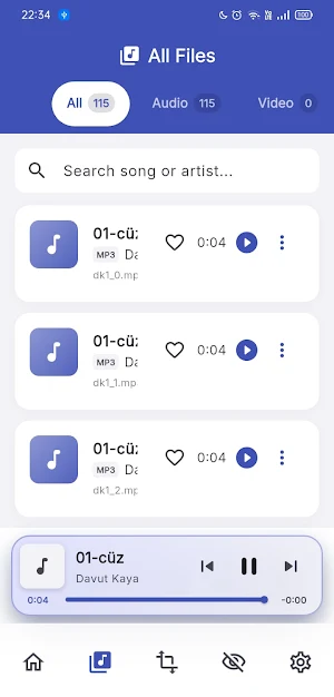Audiora: Offline Music & EQ Screenshot 1