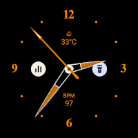 Black Analogue Z Watch Face