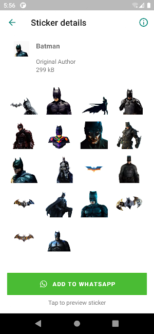 Superheroes Stickers Screenshot 1