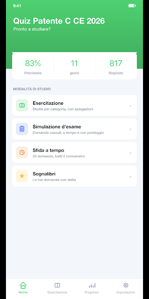 Patente C CE - Esercizi 2026 Screenshot 0