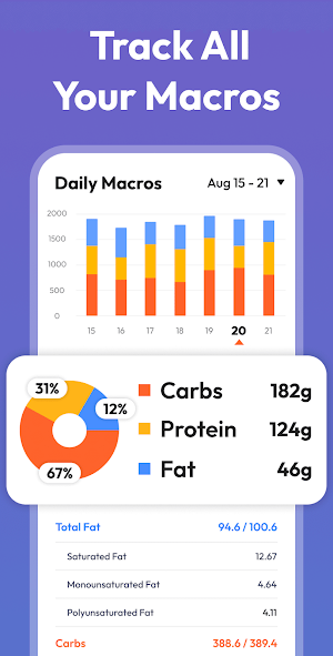 HealthPal: My Calorie Counter Screenshot 3