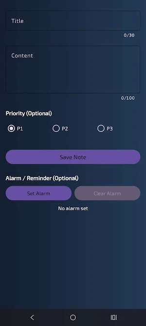 Sticky Alarm Notes Plus Screenshot 1