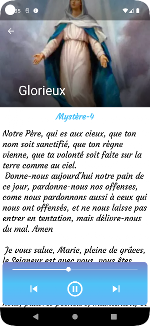 Le Saint Rosaire en français Screenshot 1