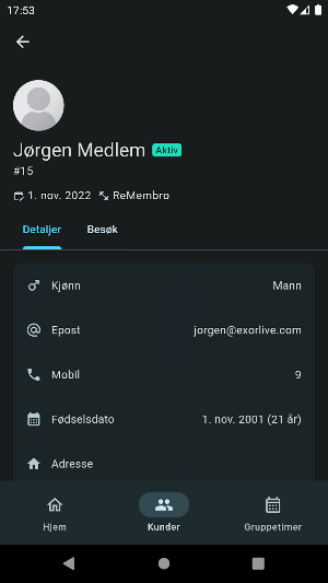 Membro ansatt Screenshot 2