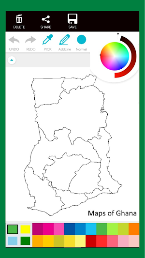 African Map Coloring Book Screenshot 3