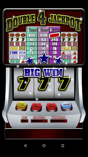 Double 4 Jackpot Las Vegas Slotmachine Screenshot 1