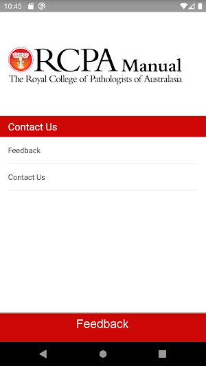 RCPA Portal Screenshot 1