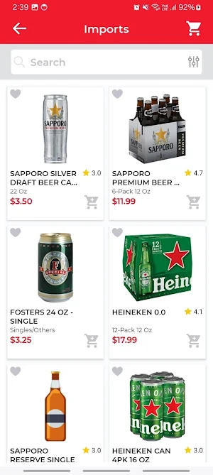 Dennys Liquor Screenshot 2