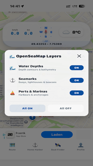 DAVANCI Boat Navi Screenshot 2