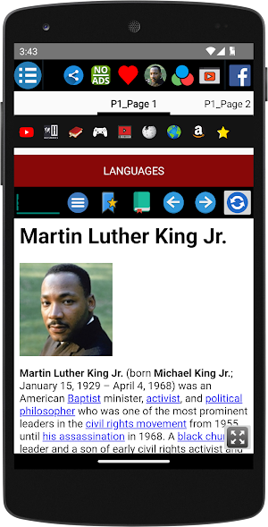 Martin Luther King - Biography Screenshot 1