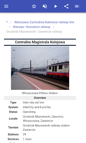 Railway lines in Poland Screenshot 3