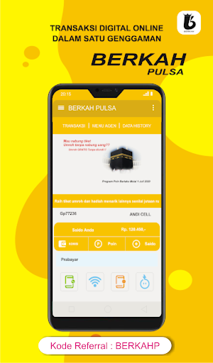 BERKAH PULSA - Aplikasi Pulsa Screenshot 0