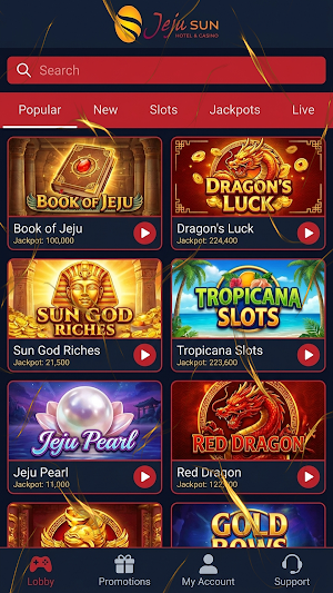 Jeju Sun Casino Screenshot 2