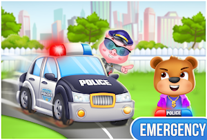 Kids police baby pig detective Screenshot 0