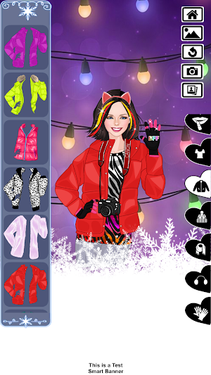Winter time with warm dressup Screenshot 1