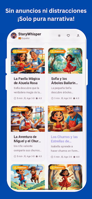 Cuentos Niños - Story Whisper Screenshot 2