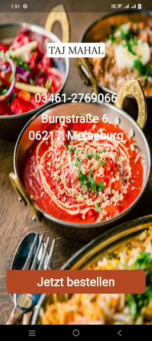 Restaurant Tajmahal Merseburg Screenshot 0